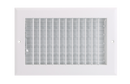PROSELECT&reg; White 12 in. Aluminum Adjustable Face Register in White 