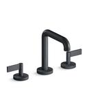 Bathroom Sink Faucet with Double Lever Handle in Gunmetal
