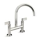 Kallista Nickel Silver Two Handle Bridge Kitchen Faucet 
