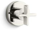Single Handle Bathtub & Shower Faucet in Nickel Silver (Trim Only)