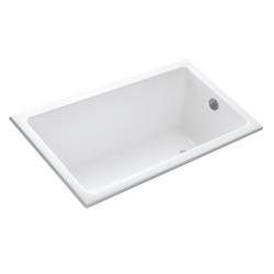 60 x 32 in. Soaker Drop-In Bathtub in Stucco White