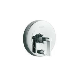 Single Handle Pressure Balancing Valve Trim in Polished Chrome