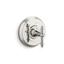 Wall Mount Pressure Balancing Valve Trim with Single Lever Handle for P19310-00 and P19310-WS Pressure Balance Rough Valves in Nickel Silver