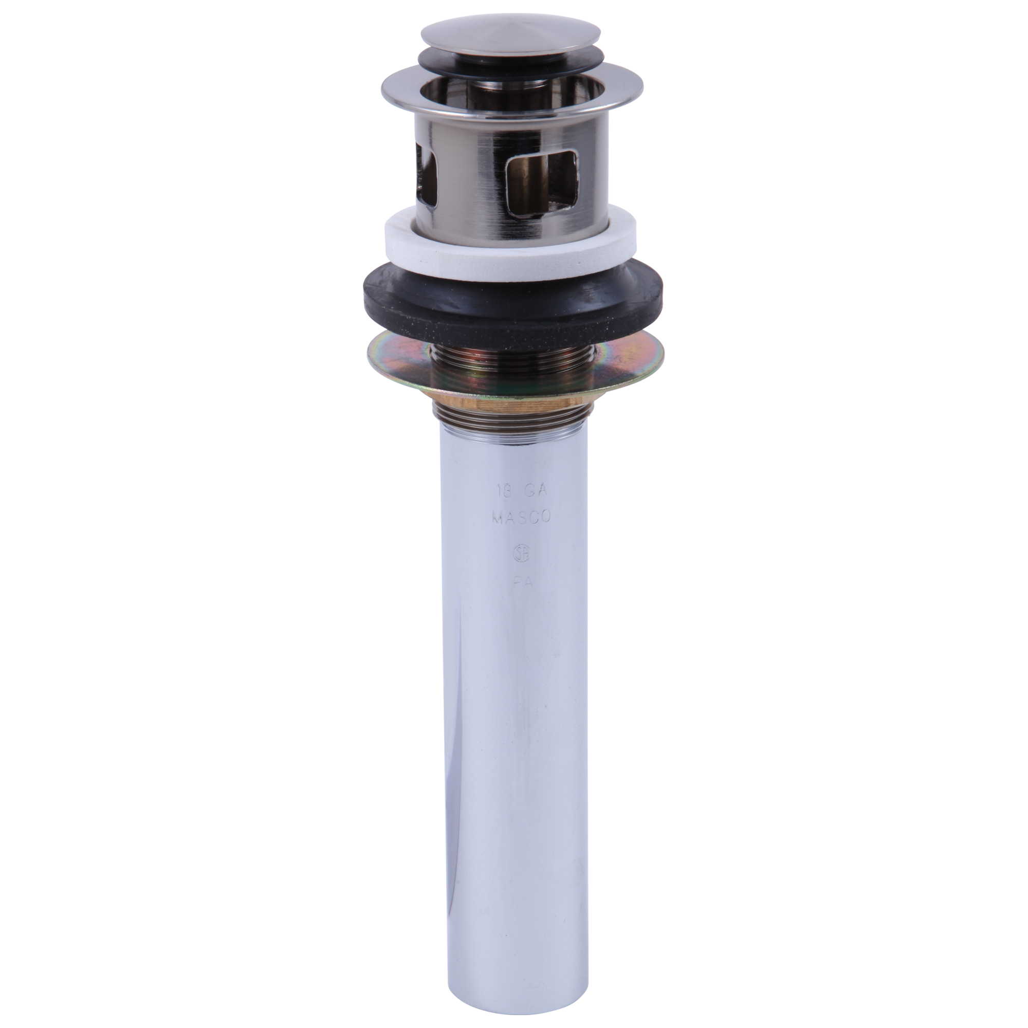 Delta Faucet Brilliance Stainless 2-1/8 x 5-1/2 in. Bathroom Sink Drain 