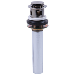 2-1/8 x 5-1/2 in. Pop-Up Drain Assembly in Brilliance&reg; Stainless