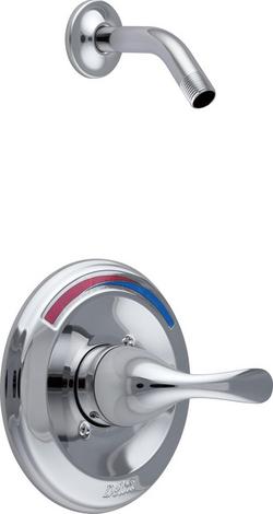 Single Handle Shower Faucet in Chrome (Trim Only) (Showerhead Sold Separately)