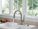 Delta Faucet Brilliance Stainless Single Handle Pull Down Kitchen Faucet 