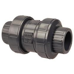 1-1/4 in. Plastic Socket Weld x Threaded Ball Check Valve