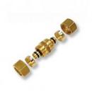 3/8 in. Compression Brass Coupling