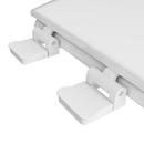 Jones Stephens White Round Closed Front with Cover Toilet Seat 