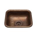 B & B Sales Bronze Drop-In and Undermount Rectangular Bar Sink 