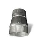 12 in. x 9 in. 26 ga Galvanized Small End Crimped Duct Reducer