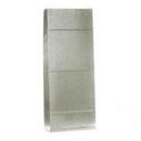 3-1/4 x 14 in. Galvanized Steel Duct Wall Stack 
