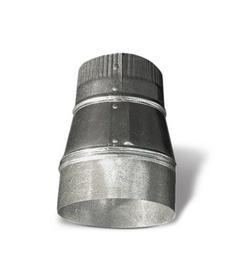 18 in. x 16 in. 26 ga Galvanized Small End Crimped Duct Reducer