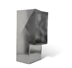 14 x 25 x 10 in. Galvanized Steel Duct Wall Stack