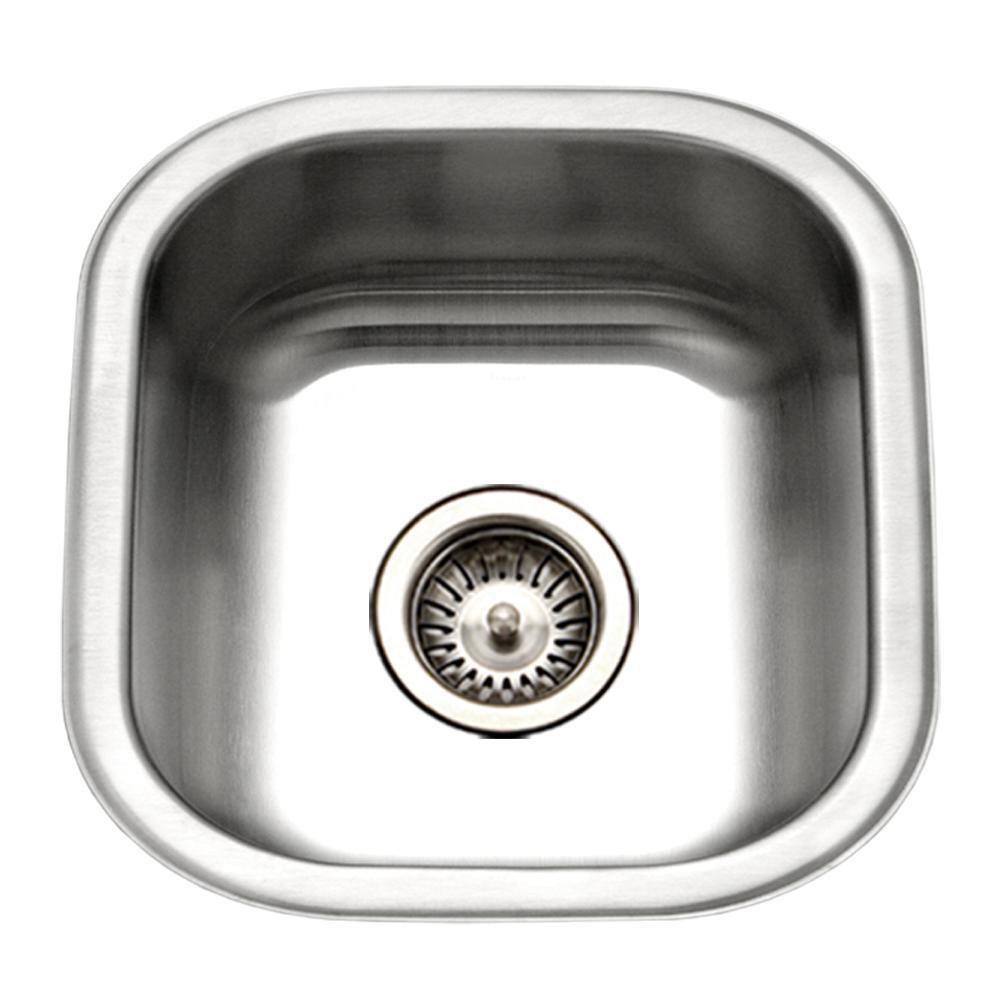 Houzer Stainless Steel Undermount Bar Sink 