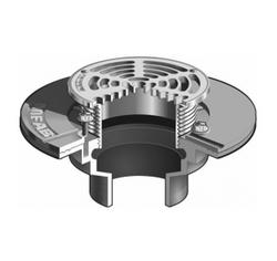 3 in. Pull-Out Floor Drain with Adjustable Nickel Brass Top