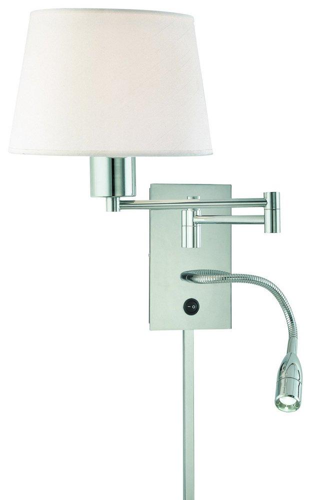 George Kovacs Polished Chrome 15-3/4 in. 100W 1-Light Wall Sconce 