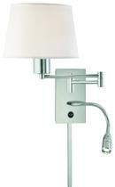 George Kovacs Polished Chrome 15-3/4 in. 100W 1-Light Wall Sconce 