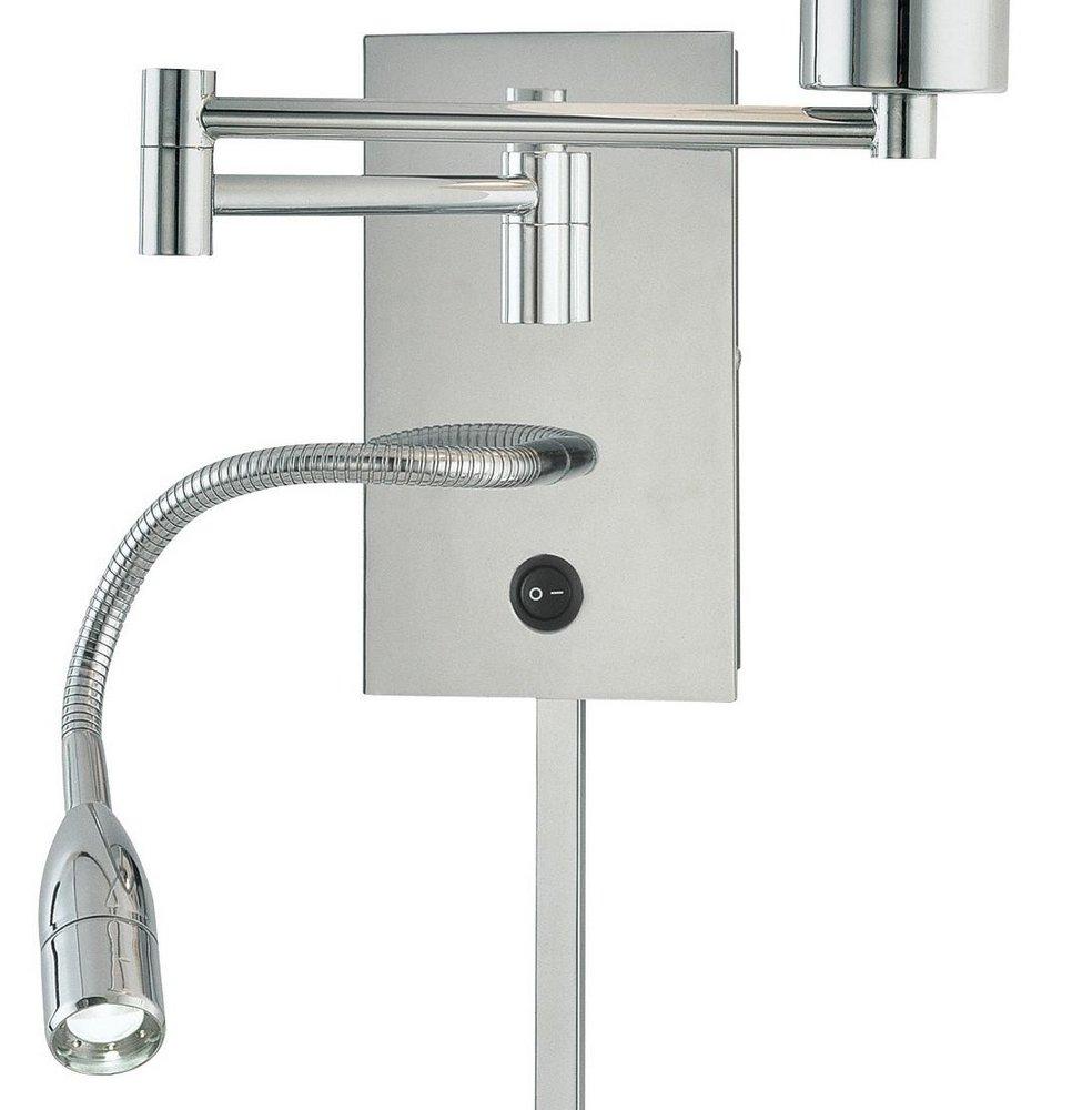 George Kovacs Polished Chrome 15-3/4 in. 100W 1-Light Wall Sconce 