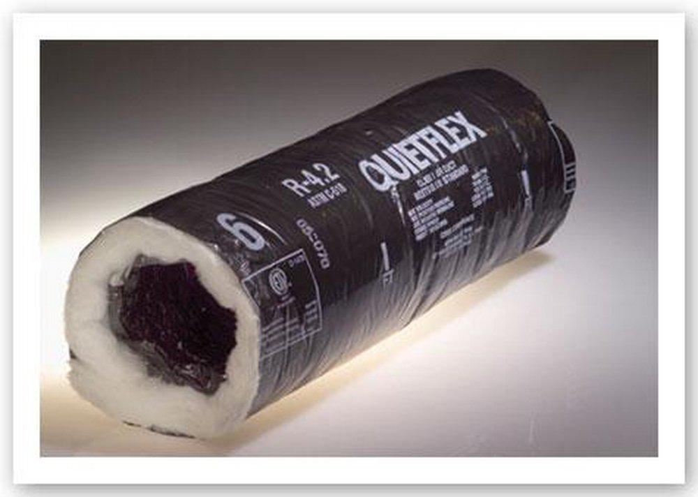 Quietflex Manufacturing 25 ft. Black R4.2 Flexible Air Duct - Boxed 