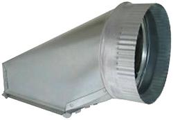 8 in. 26 ga. Round to Rectangular Top Takeoff