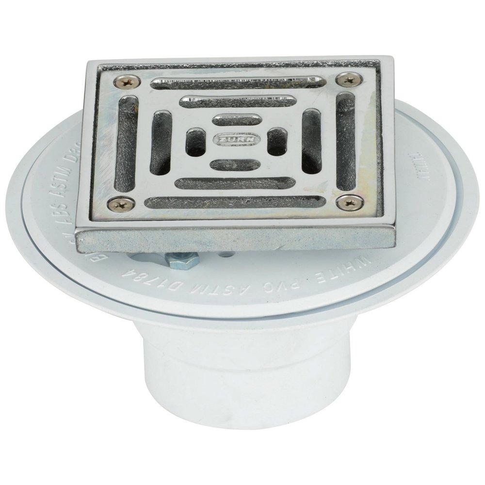 Zurn White 2-7/8 in. Shower Drain 
