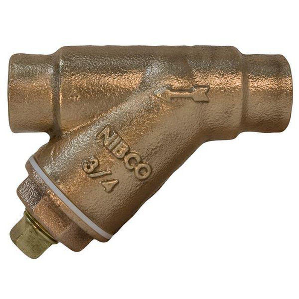 NIBCO 20 Mesh Bronze Solder Strainer with Plug 