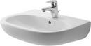 Duravit White 3-Hole Pedestal and Wall Mount Washbasin 