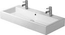 39-3/8 x 18-1/2 in. Rectangular Wall Mount Bathroom Sink in White