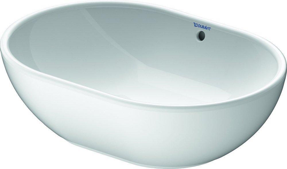Duravit White No-Hole Lavatory Sink 