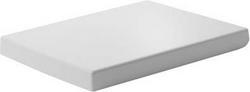 Elongated Closed Front Toilet Seat with Cover in White