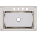 Elkay Lustrous Satin 33 x 22 in. Stainless Steel Single Bowl Drop-in Kitchen Sink in Lustrous Satin 