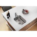 Dayton Radiant Satin 16-1/2 x 18-1/4 in. No Hole Stainless Steel Single Bowl Undermount Kitchen Sink 