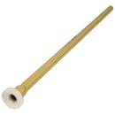 3/8 in. 20 in. Flat Head Water Supply Tube in Polished Brass
