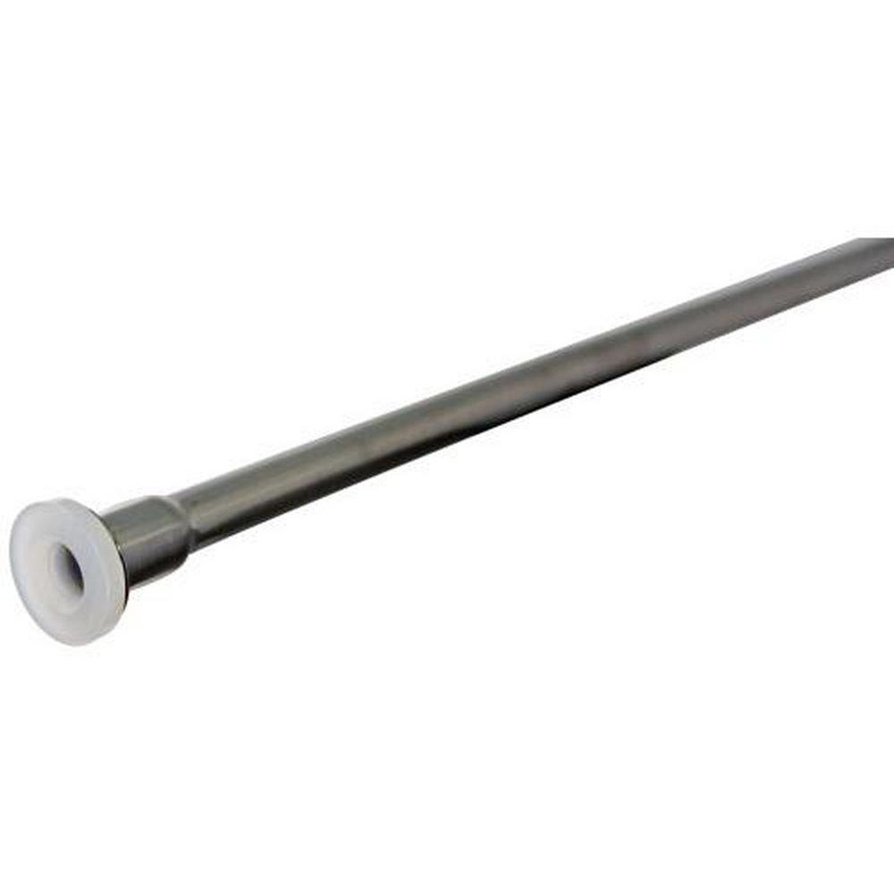 Signature Hardware Brushed Nickel 3/8 in. 20 in. Flat Head Water Supply Tube 