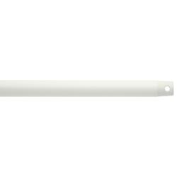 36 in. Fan Down Rod in White