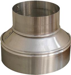 10 x 6 in. 26 ga Tapered Reducer (Less Crimp)