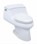 1.6 gpf Elongated Toilet in White with Left-Hand Trip Lever