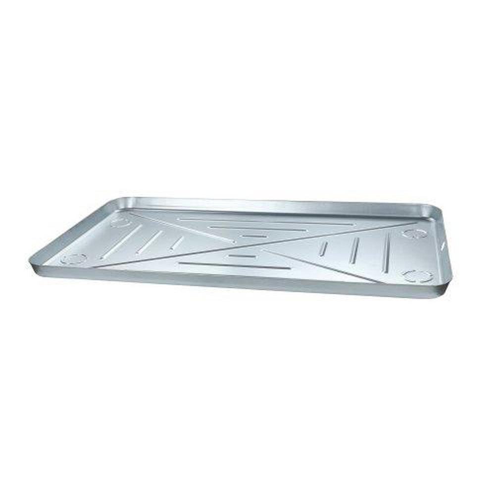 DiversiTech&reg; Silver 48 in. Condensate Drain Pan 