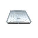 DiversiTech&reg; Silver 48 in. Condensate Drain Pan 