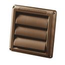 Deflecto Brown 4 in. Dryer Vent Hood Polypropylene 