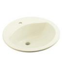 Sterling Biscuit 1-Hole Topmount Round Lavatory Sink 