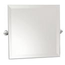 20 x 20 in. Solid Brass Small Frameless Mirror in Polished Chrome