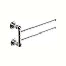 13 in. Double Swing Towel Bar in Polished Chrome