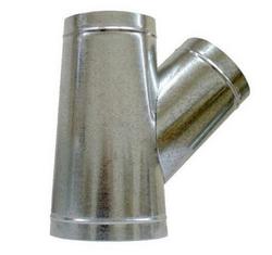 12 x 10 x 10 in. Galvanized Steel Duct Wye Branch