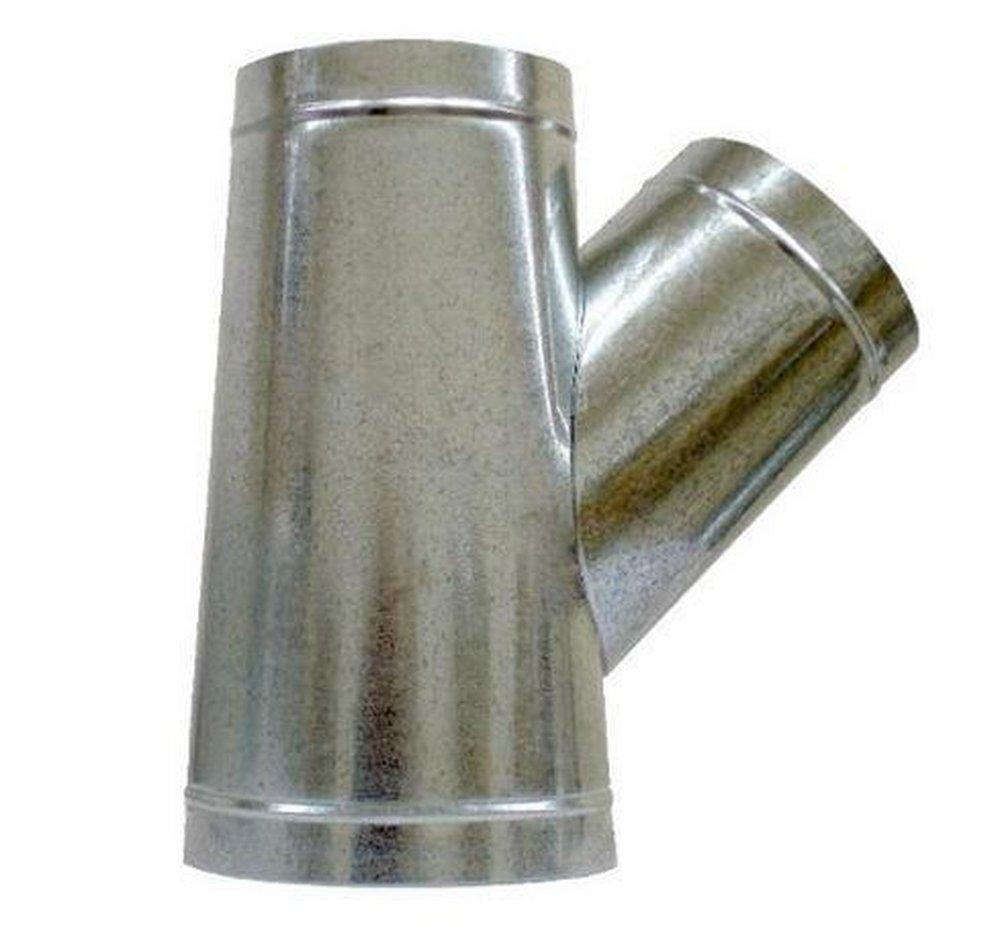 8 x 6 in. Steel Duct Wye Branch 