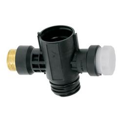 Heating Manifold Single Section with Isolation Valve Engineered Plastic