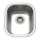Houzer Stainless Steel Single Bowl Under-Counter Bar Sink 