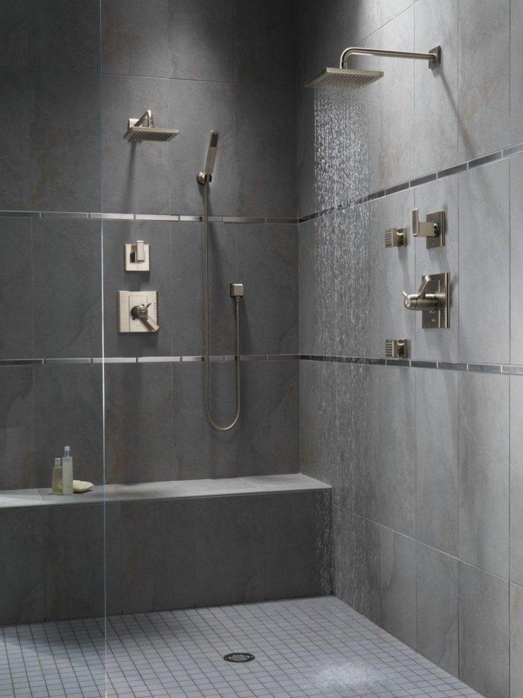 Delta Faucet Chrome Single Function Full Body Showerhead 